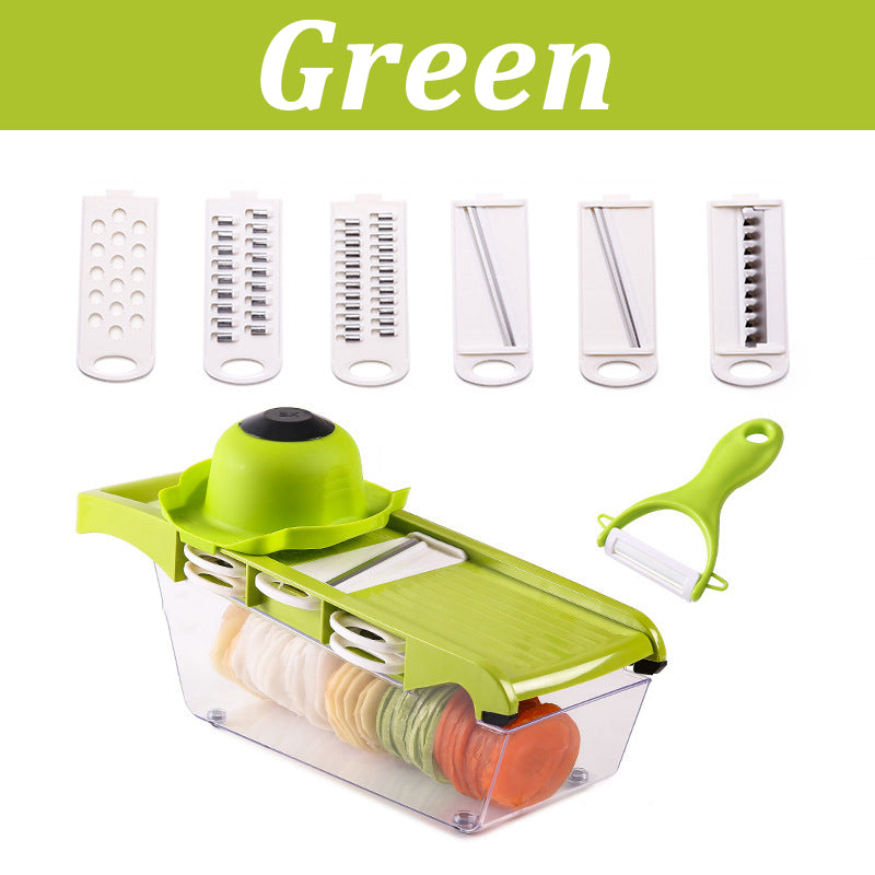 Multifunctional Vegetable Cutter Home Kitchen Slicing and Dicing Fruit Artifact